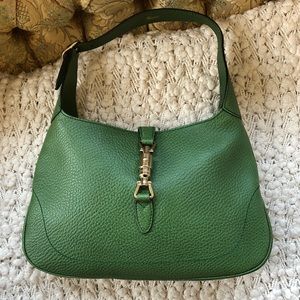 Gucci Jackie Bag in Green Leather